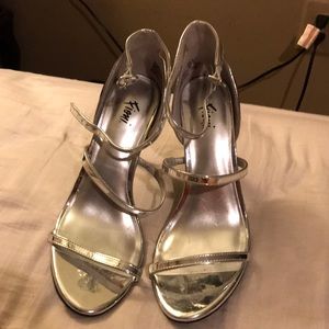 Silver heels